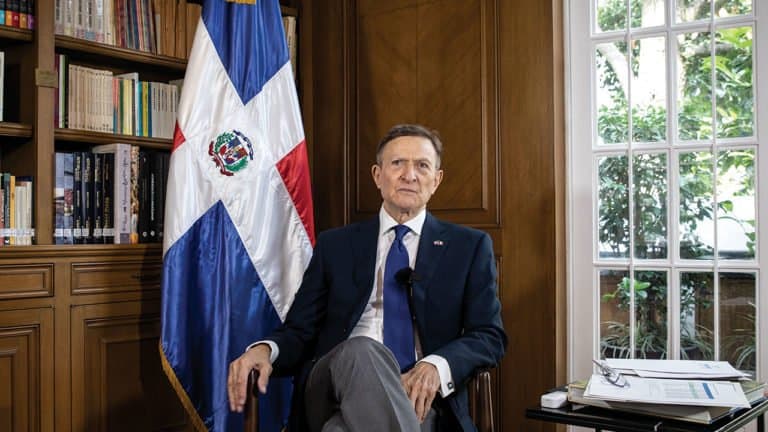 Roberto Álvarez, ministro de Relaciones Exteriores de República Dominicana. Foto: © Ariadna Castro.