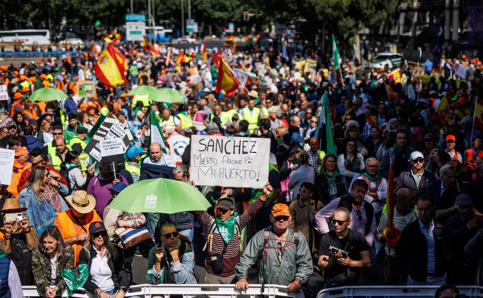 Agricultores, Protesta, Madrid